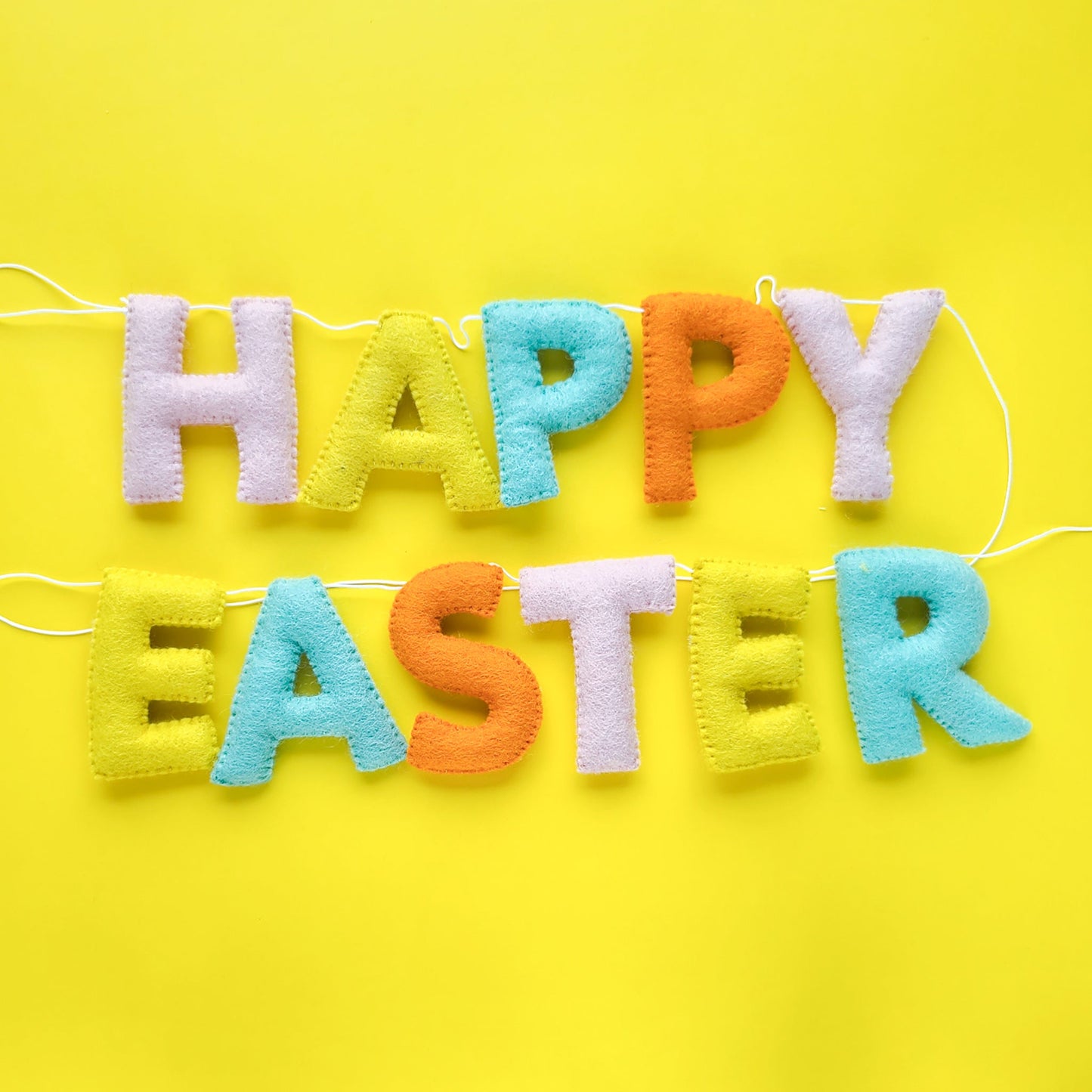 Happy Easter Ball Garland - Sunburst