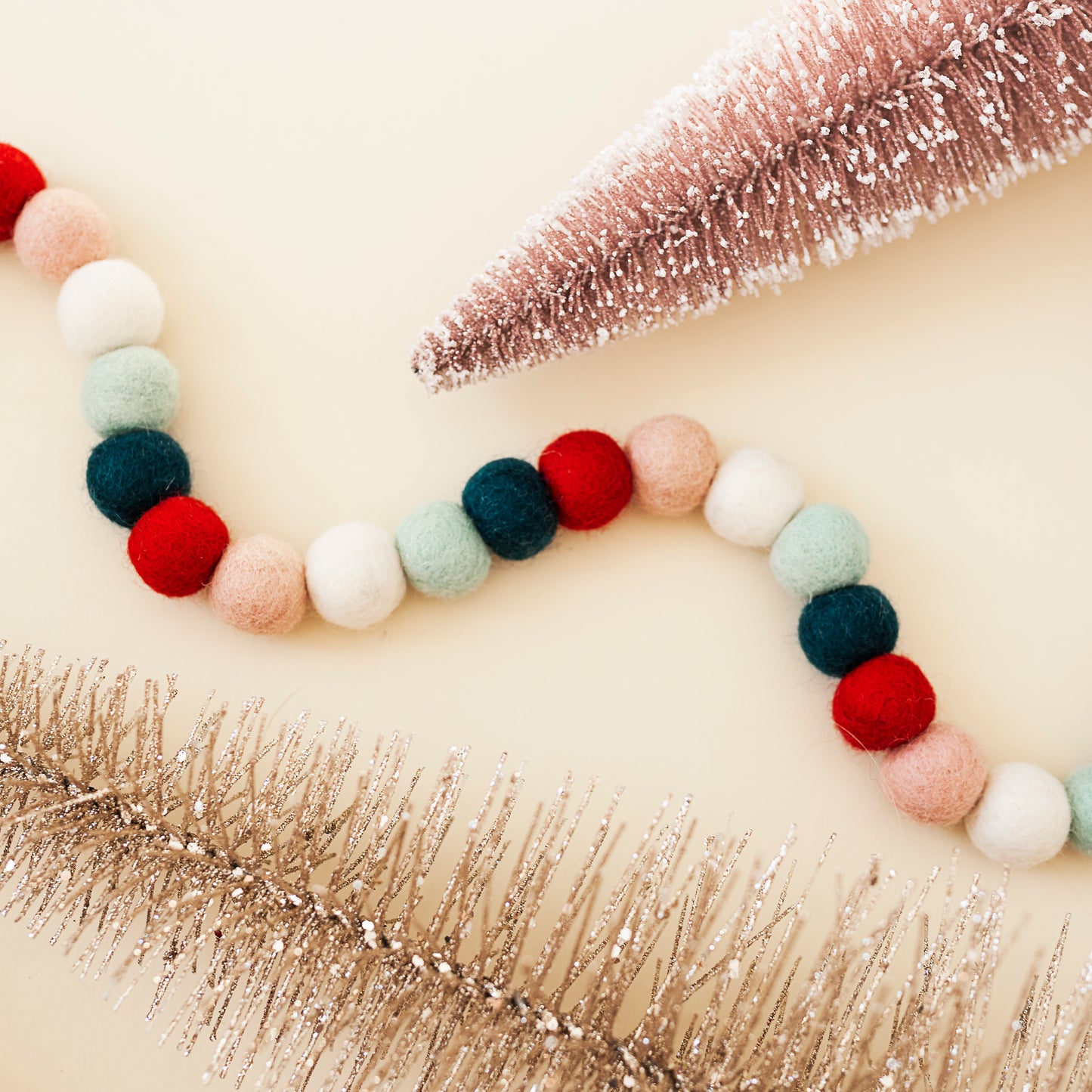 Falalala Wool Ball Garland