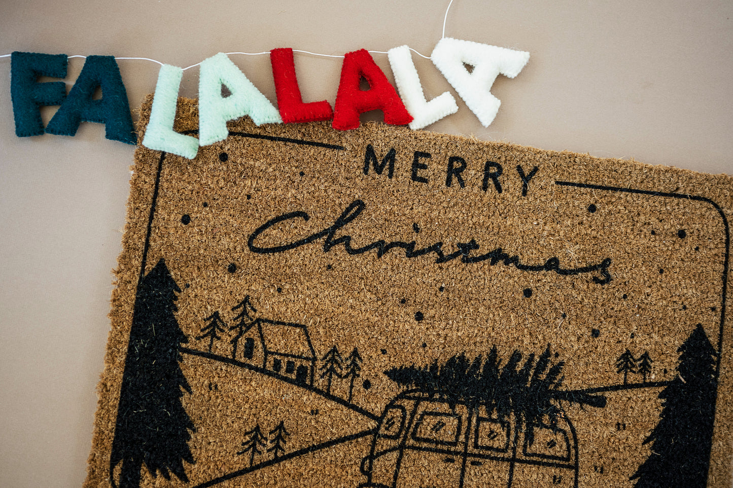 Falalala Wool Ball Garland