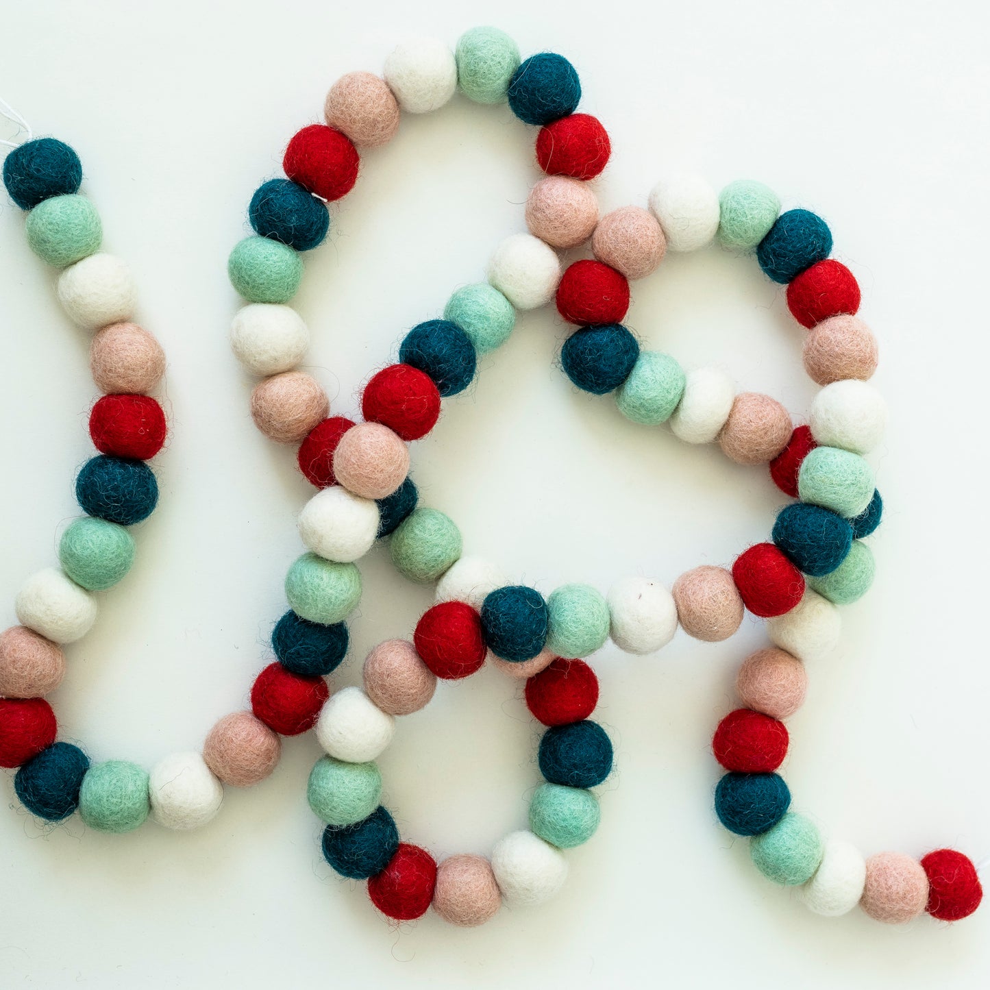 Falalala Wool Ball Garland