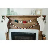 Falalalala Wool Ball Garland