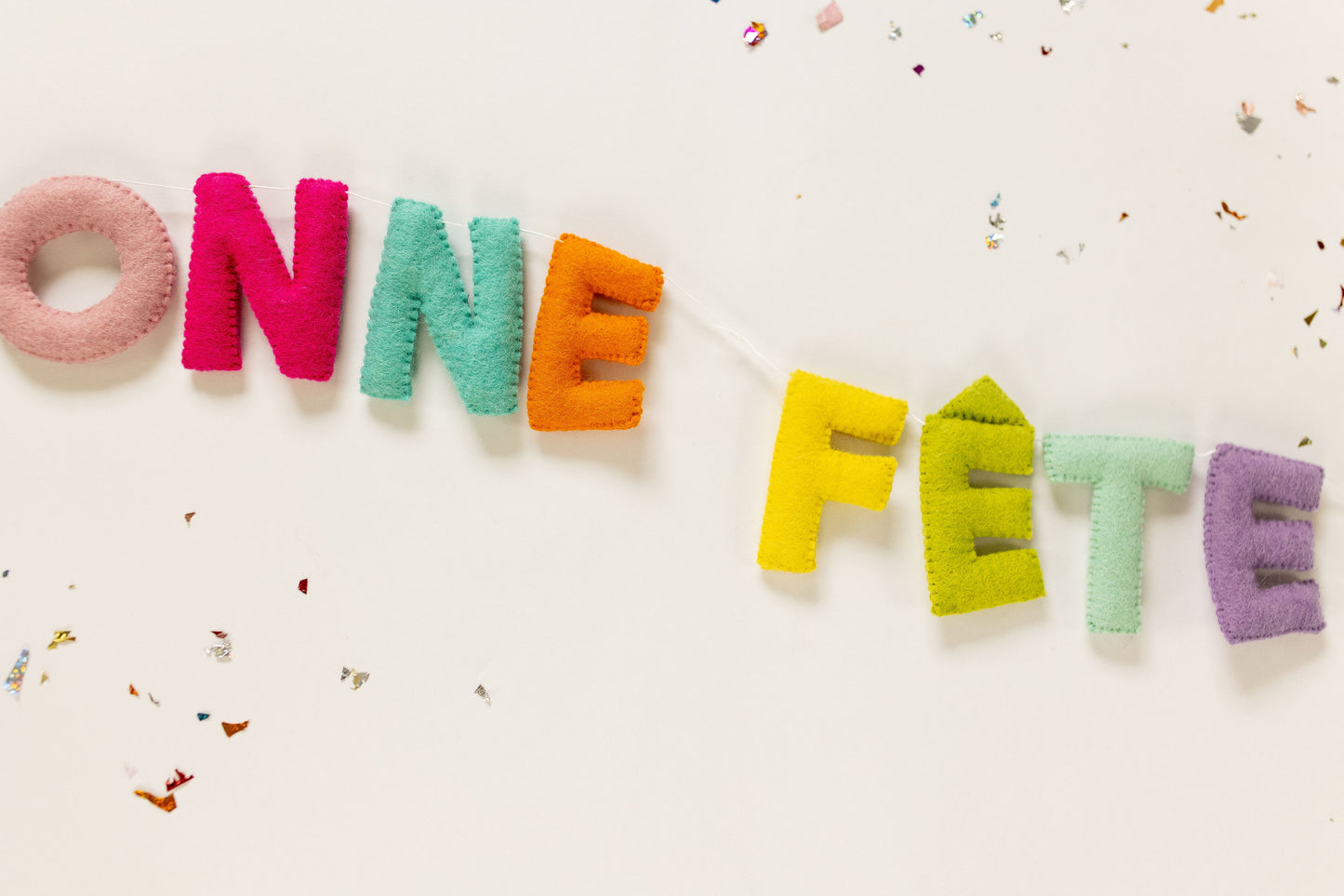 New! Bonne Fete Letter Garland