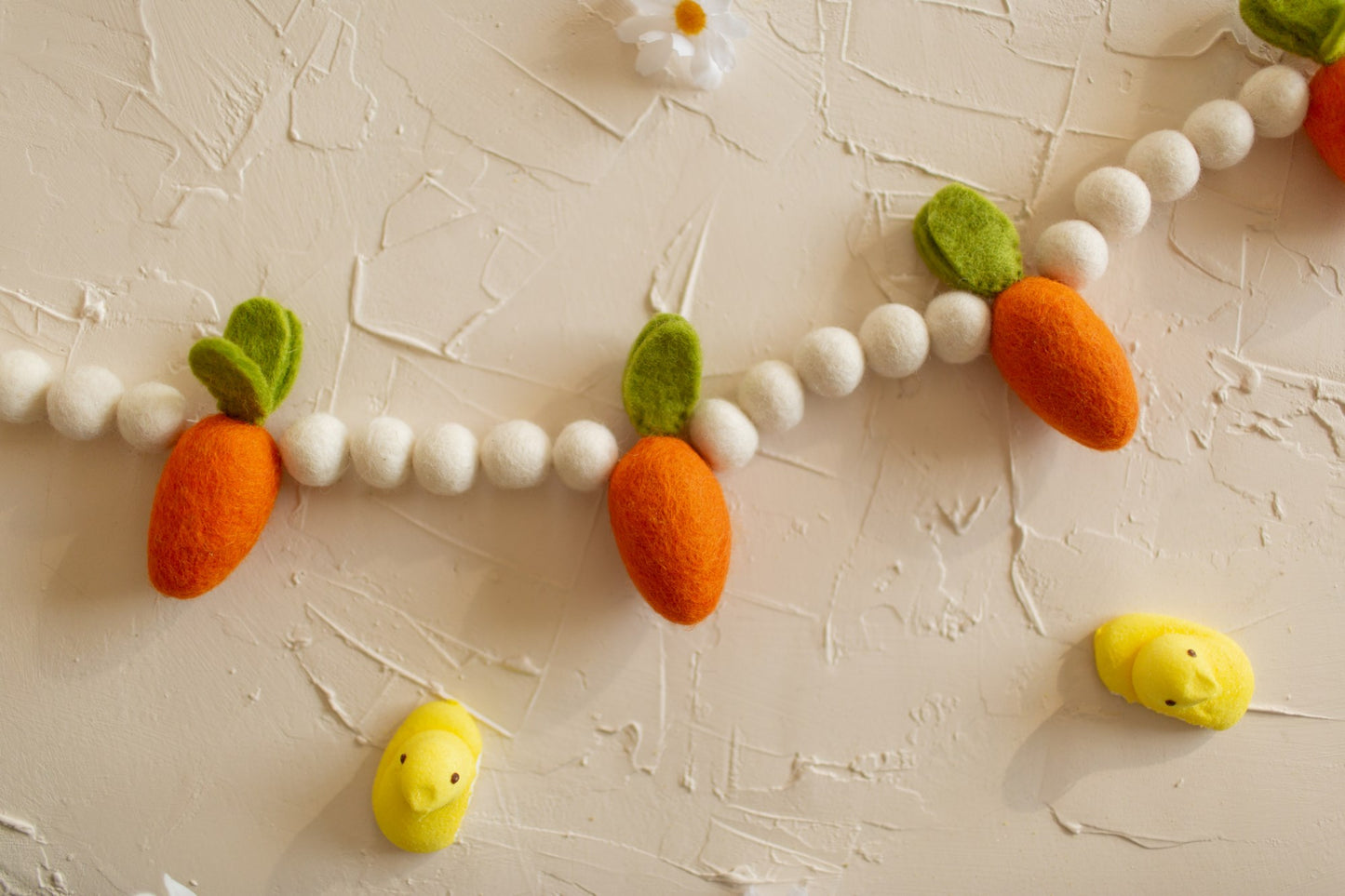 Easter Carrot Handmade Felt Garland