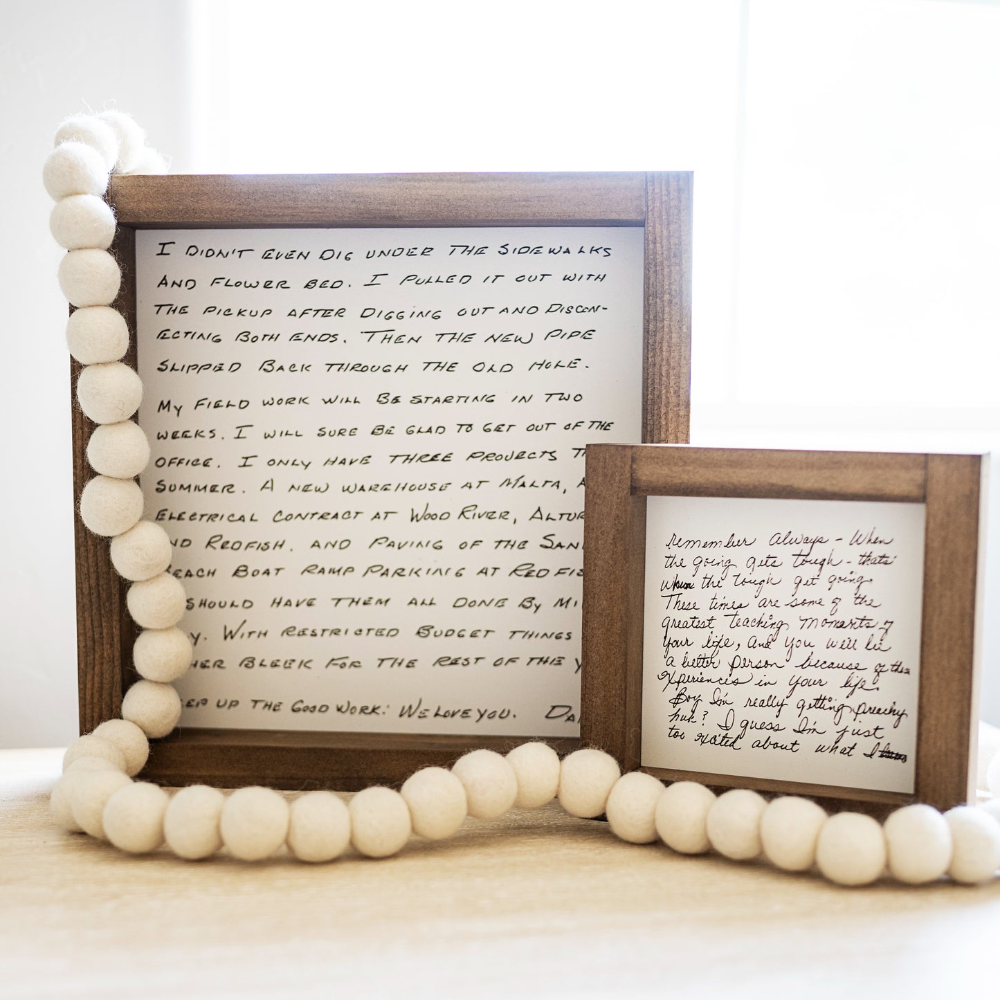 White Garland Without Spacing