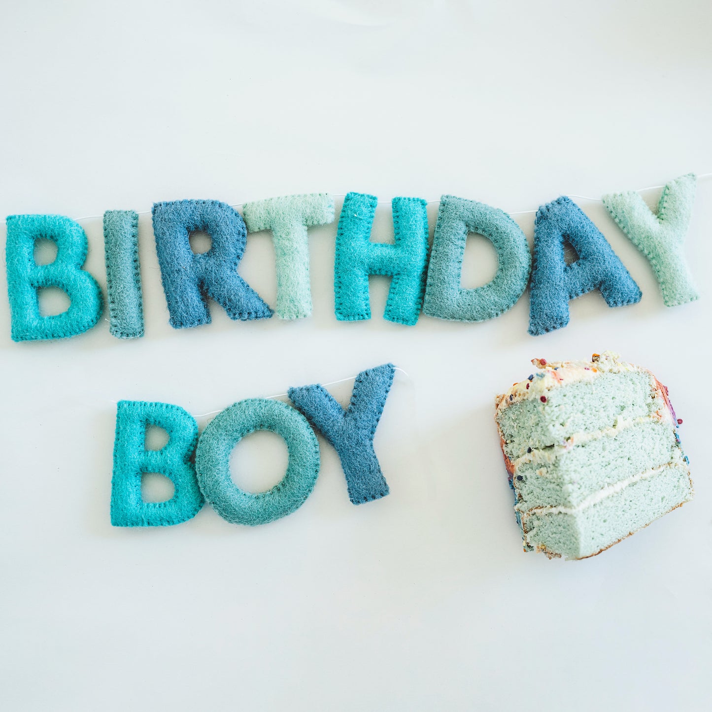Colorful Happy Birthday Boy Garland