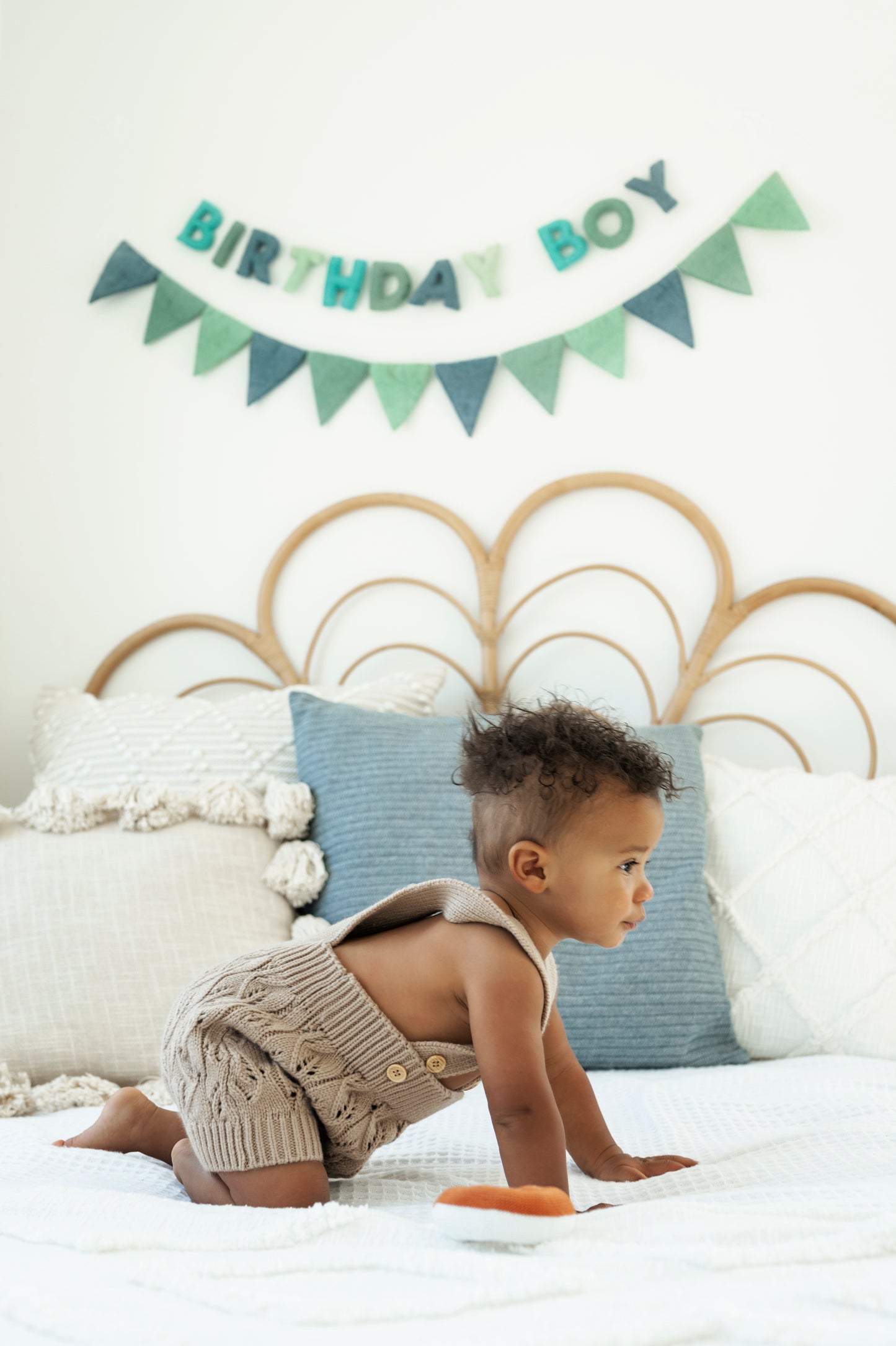 Colorful Happy Birthday Boy Garland