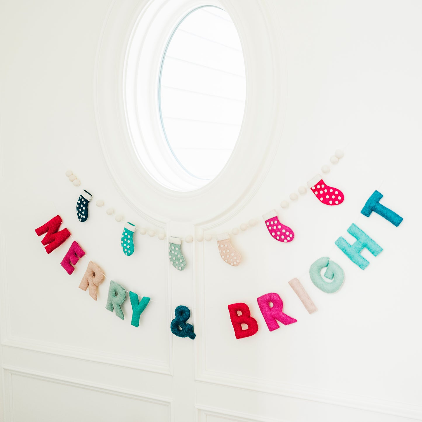Christmas Stockings Garland