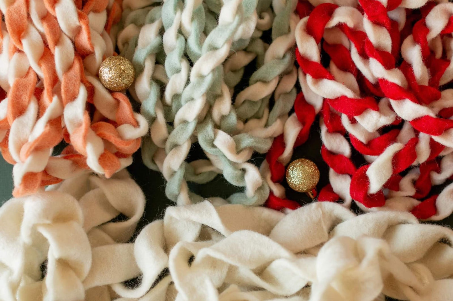 12ft Tree Twist Garland - White