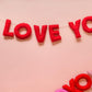 I LOVE YOU - Wool Letter Garland