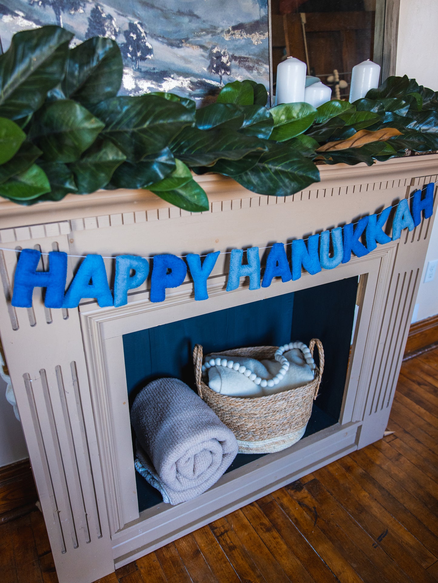 Happy Hanukkah Letter Garland