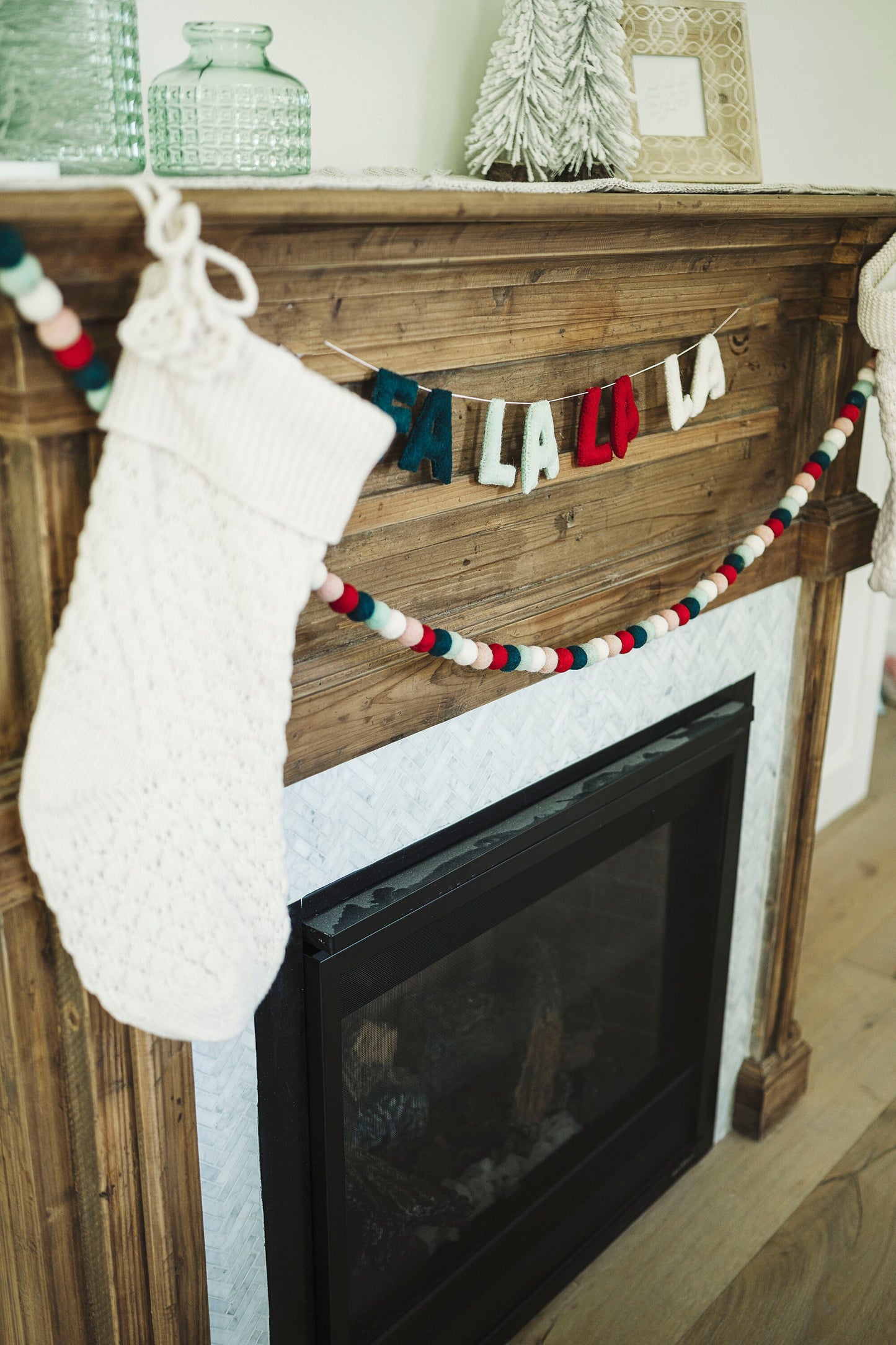 Falalala Wool Ball Garland