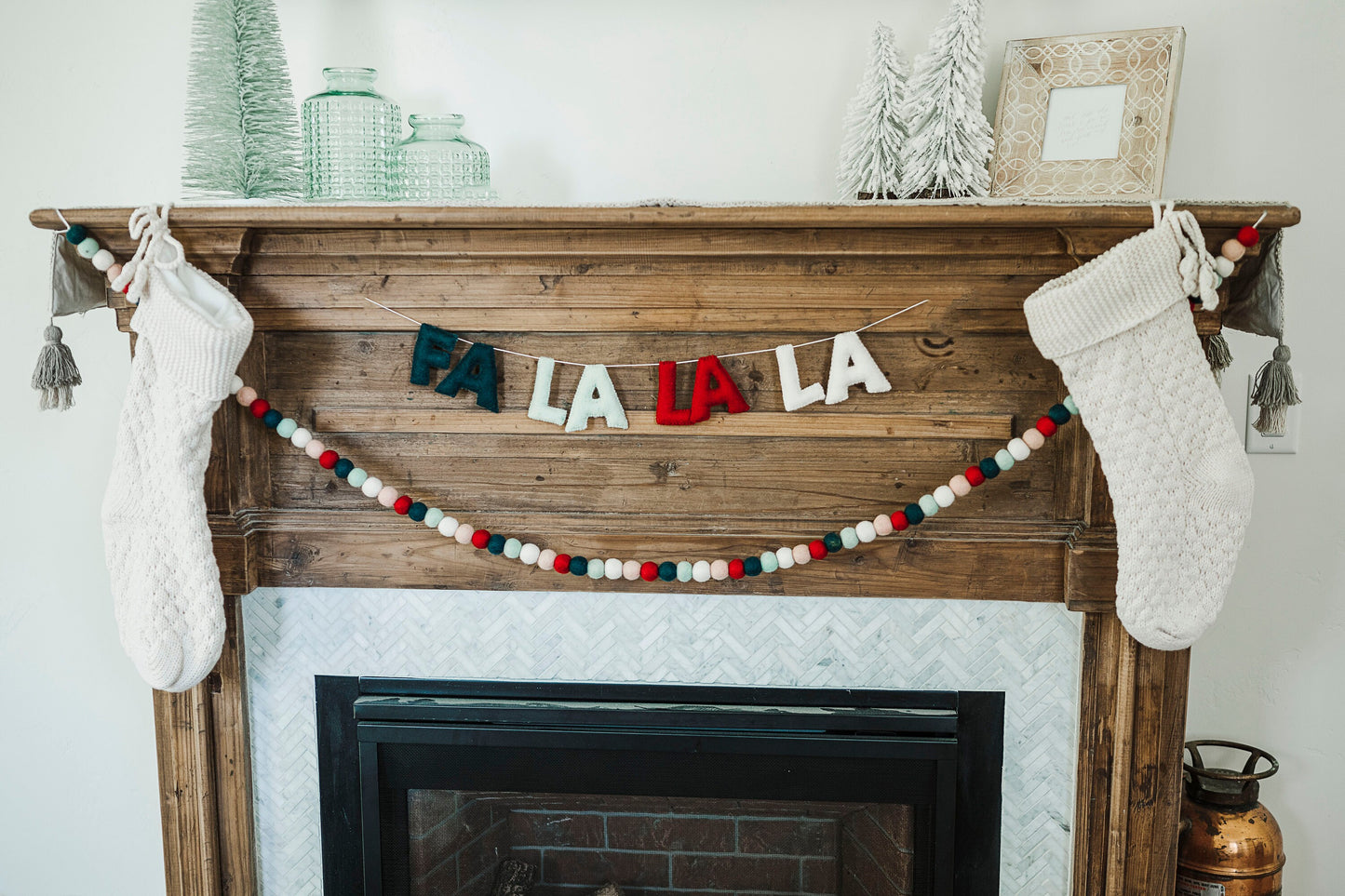 Falalala Wool Ball Garland