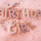 Colorful Happy Birthday Girl Garland