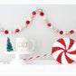 Pinwheel Garland-Christmas, Christmas gifts, Felt Christmas garland, Holiday Decor, Holiday, bunting, winter decor, Christmas banner, Winter