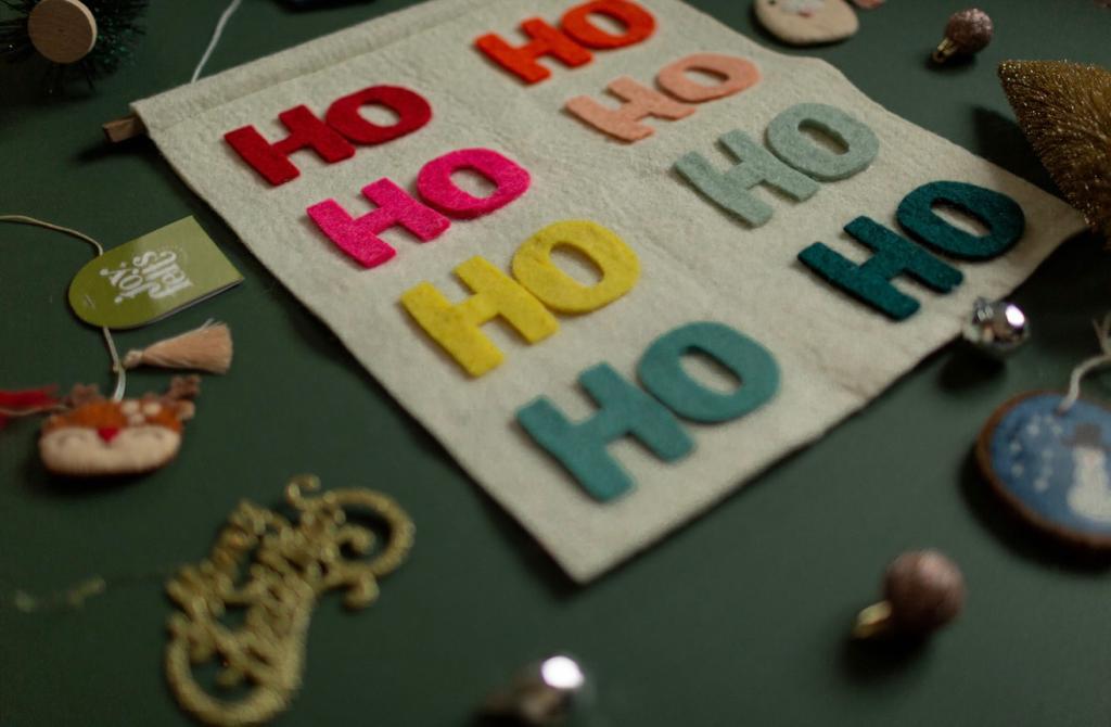 Ho Ho Ho Christmas Banner